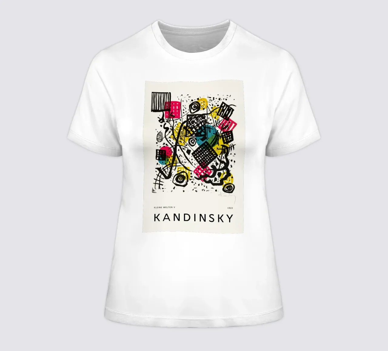 Kandinsky - Kleine Welten V camiseta de mujer de Vintage by JUNIQE