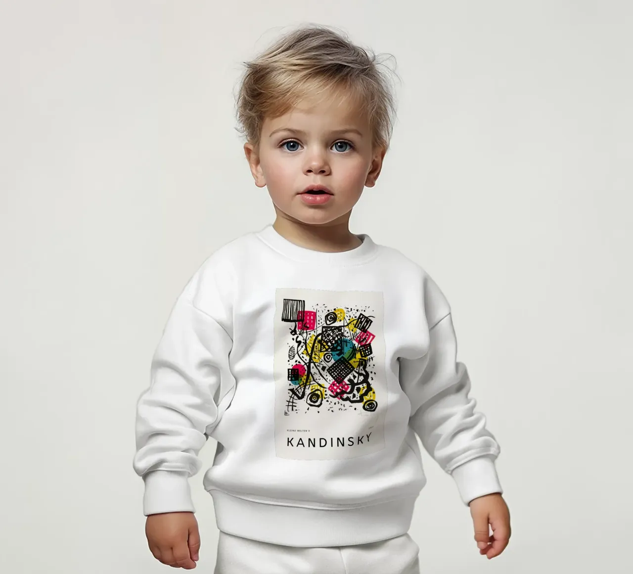 Kandinsky - Kleine Welten V felpa neonato da Vintage by JUNIQE