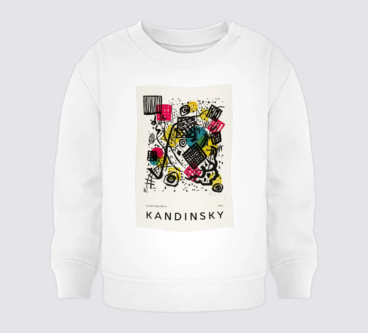 Kandinsky - Kleine Welten V felpa neonato da Vintage by JUNIQE