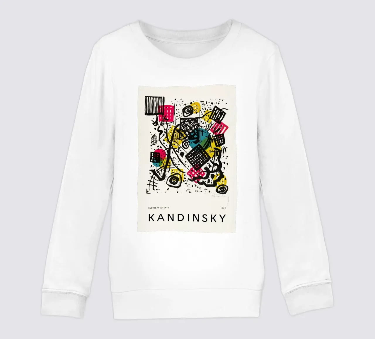 Kandinsky - Kleine Welten V felpa bambino da Vintage by JUNIQE