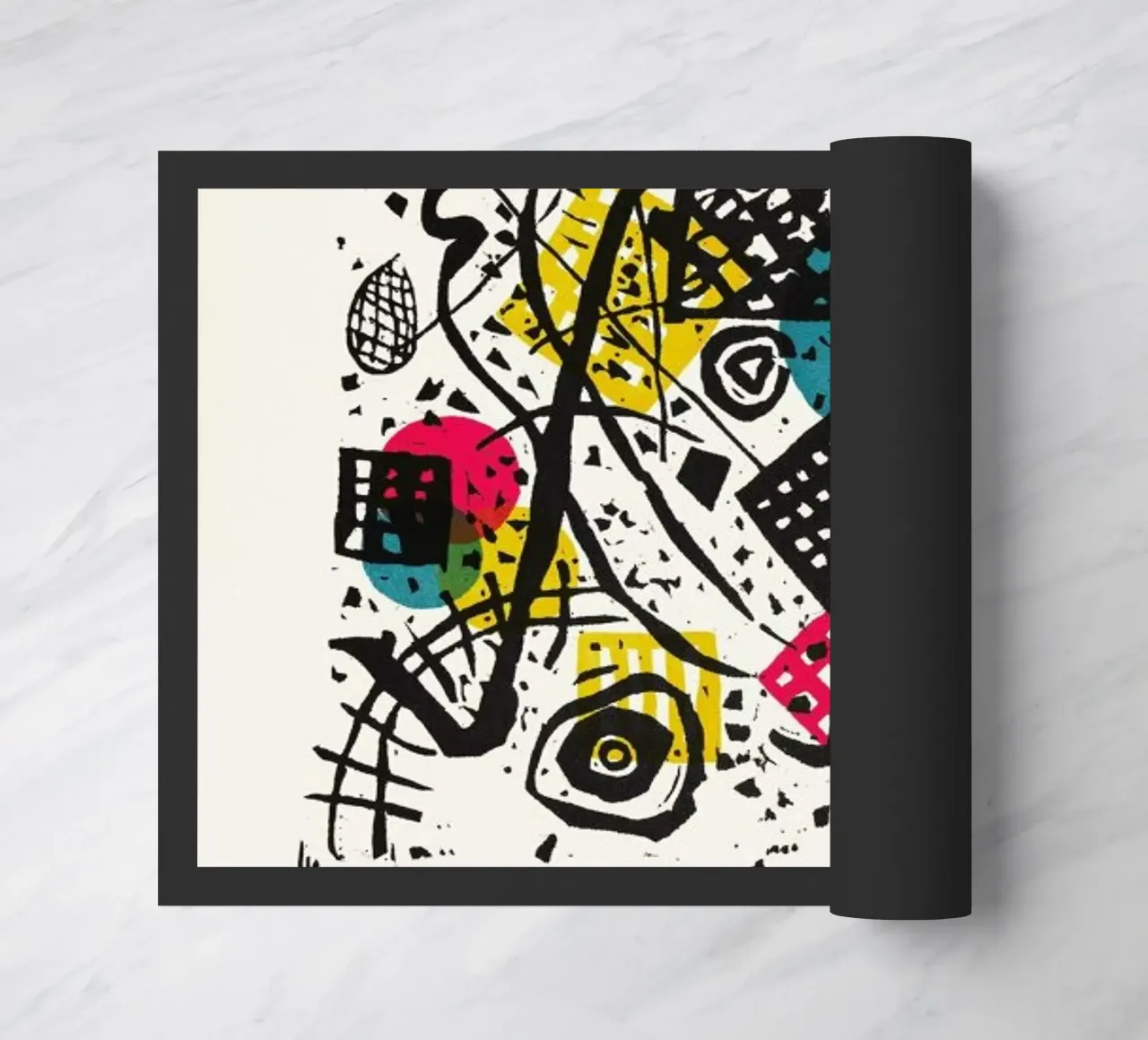 Kandinsky - Kleine Welten V zerbino da Vintage by JUNIQE