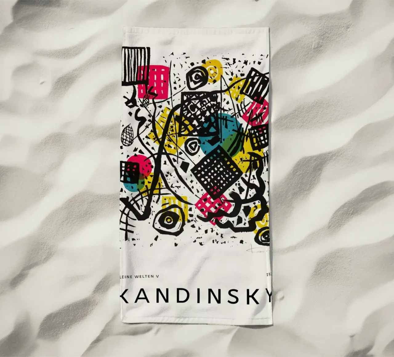 Kandinsky - Kleine Welten V telo mare da Vintage by JUNIQE