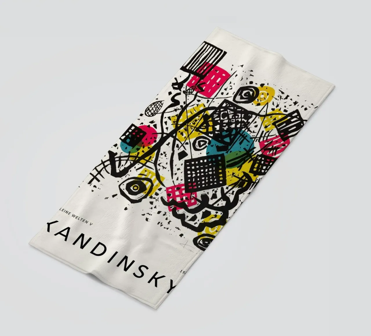 Kandinsky - Kleine Welten V telo mare da Vintage by JUNIQE