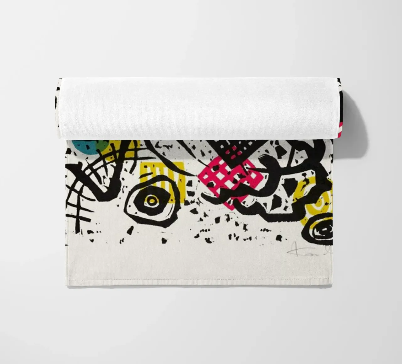 Kandinsky - Kleine Welten V telo mare da Vintage by JUNIQE