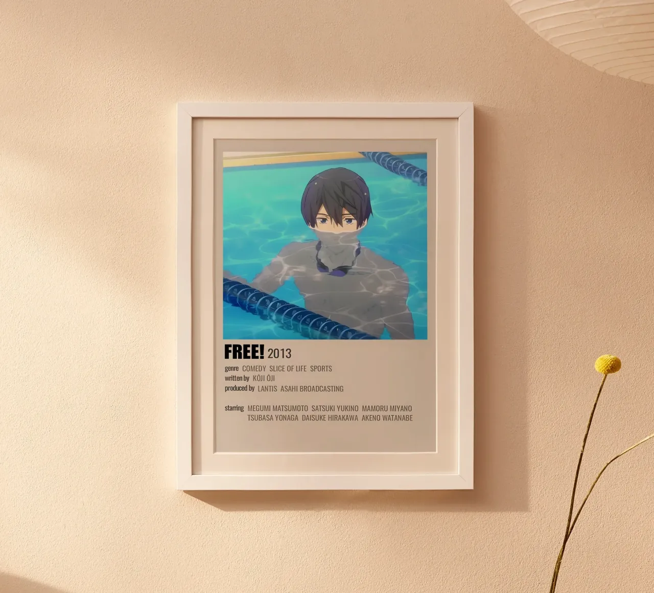 FREE! 2013 poster con telaio in plastica da Totoya