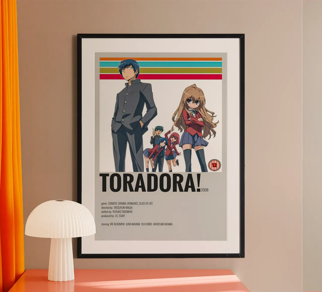 TORADORA! 2008 carta hahnemühle da Totoya