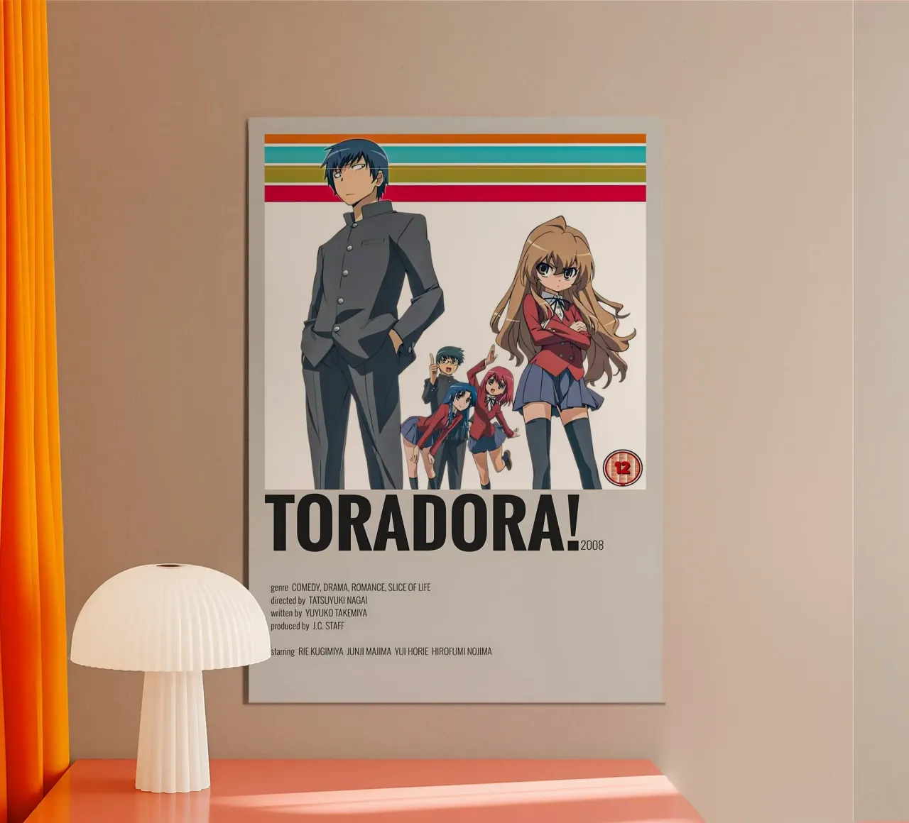 TORADORA! 2008 carta hahnemühle da Totoya