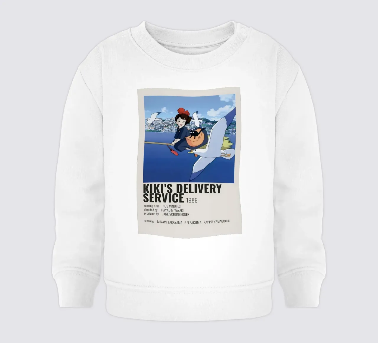 KIKI'S DELIVERY SERVICE 1989 felpa neonato da Totoya