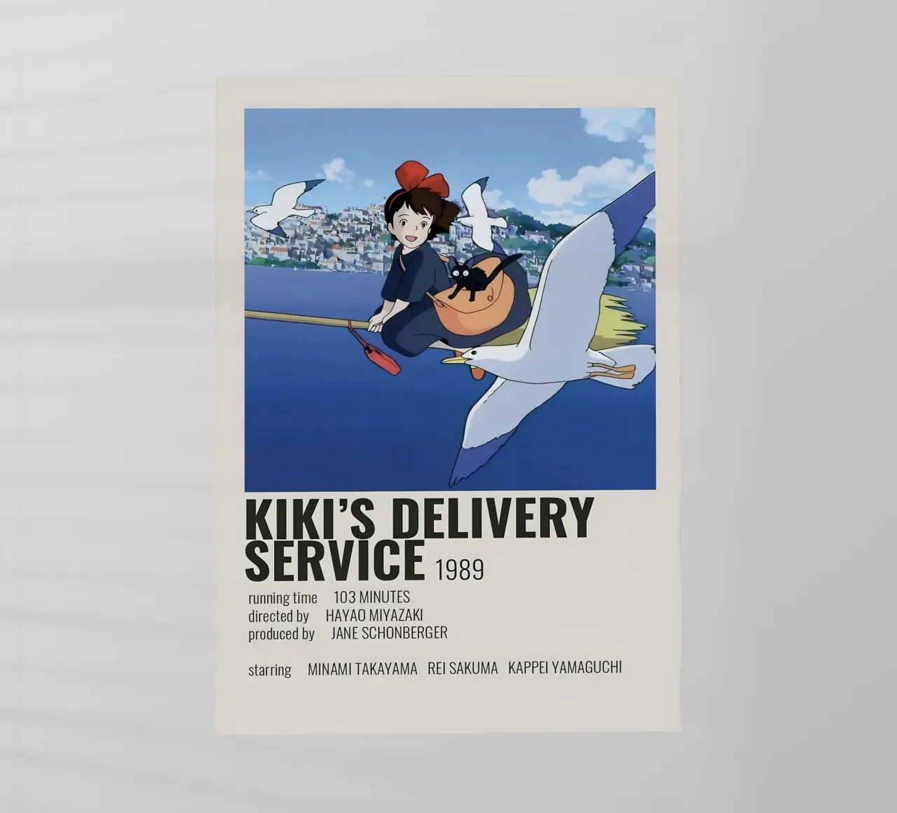 KIKI'S DELIVERY SERVICE 1989 pellicola backlit da Totoya