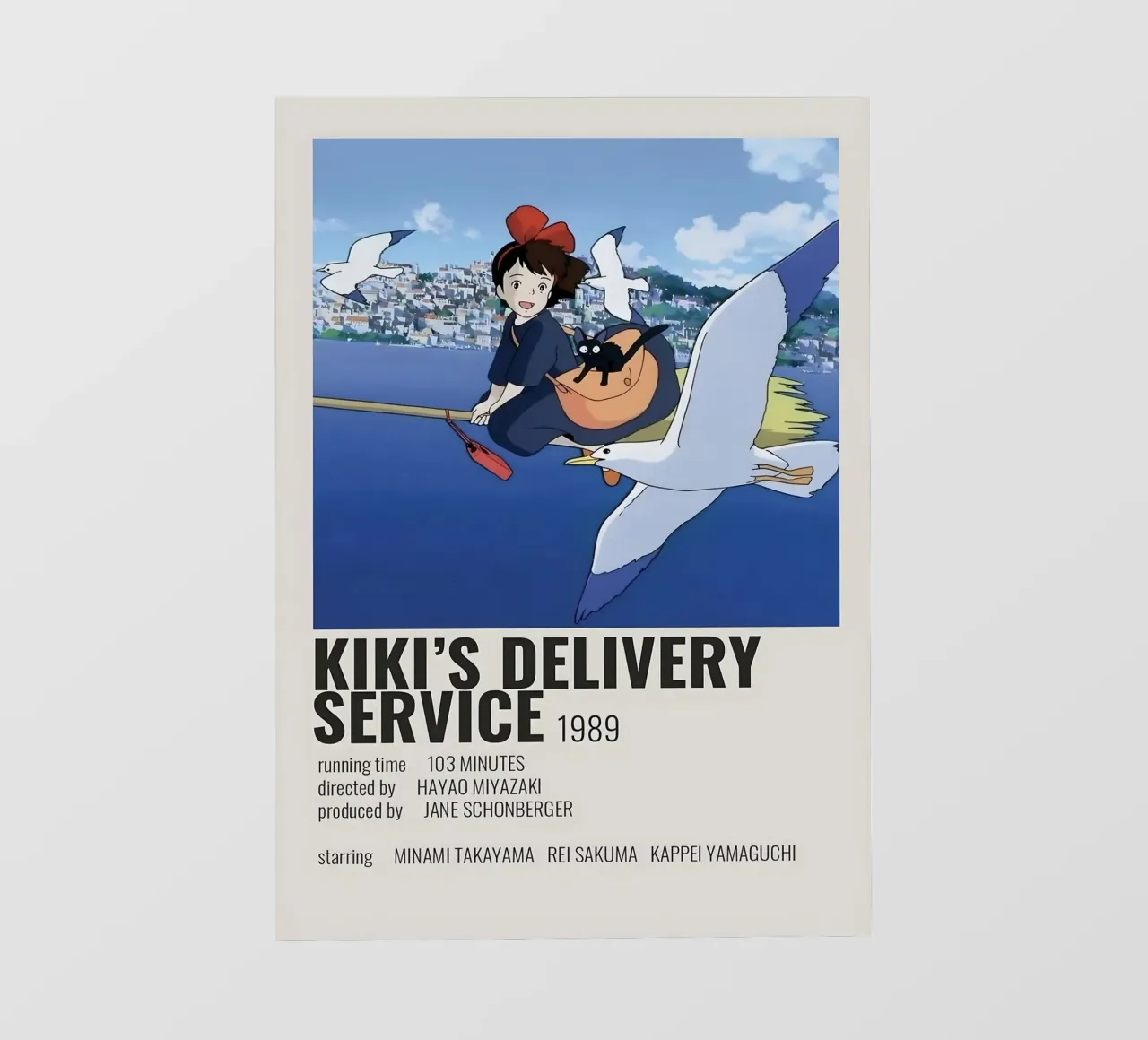 KIKI'S DELIVERY SERVICE 1989 pellicola backlit da Totoya