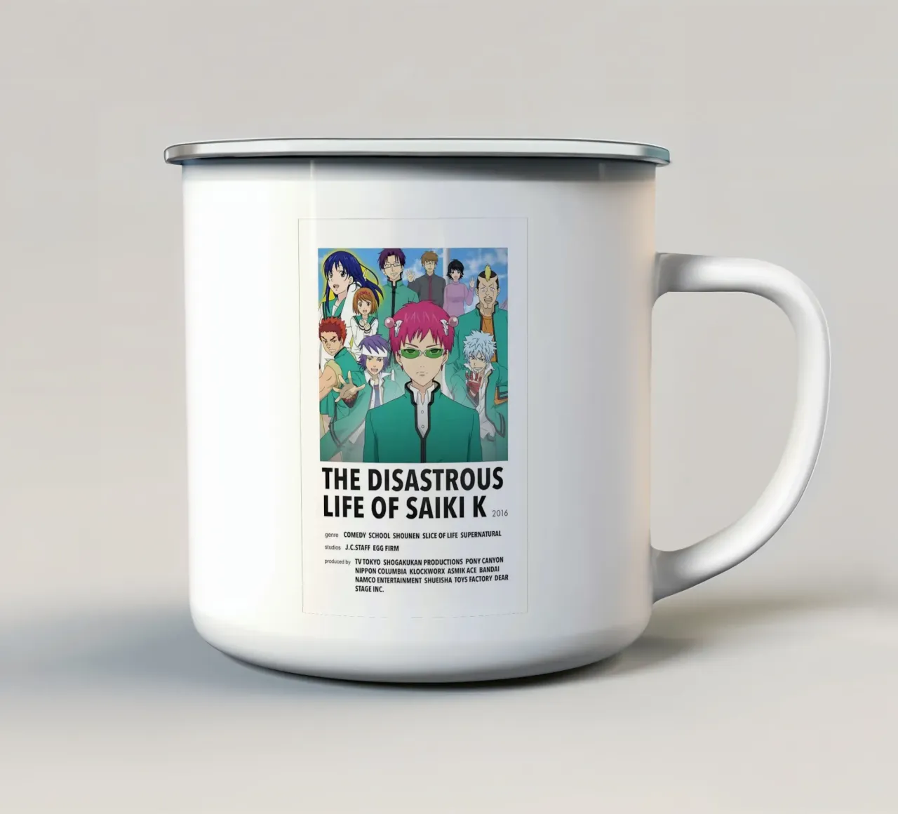 THE DISASTROUS LIFE OF SAIKI K  2016 tazza in smalto da Totoya