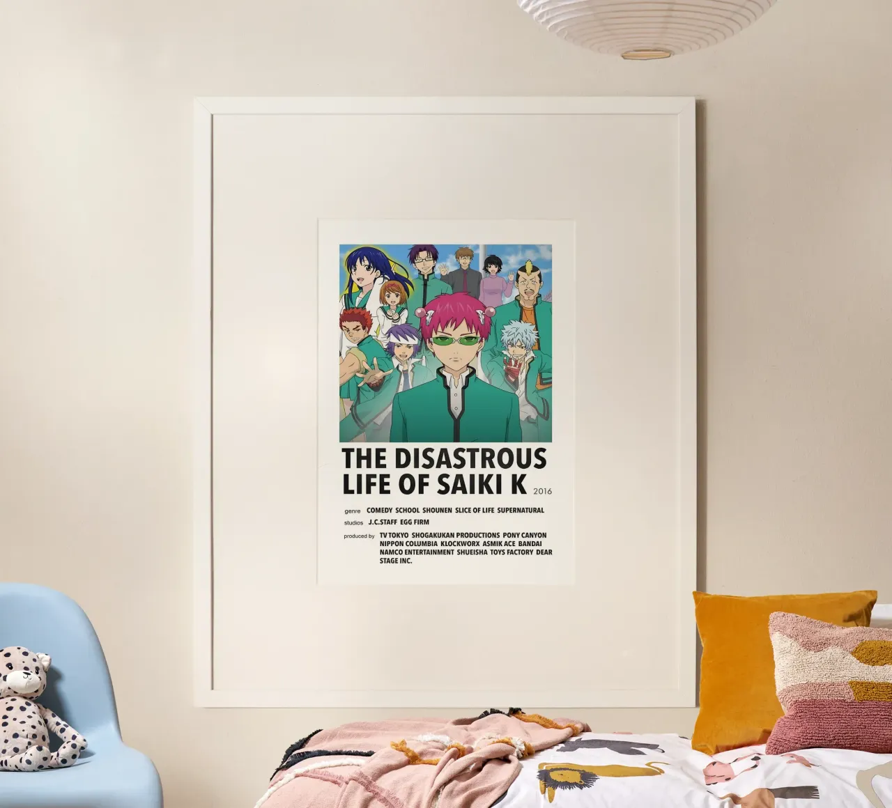 THE DISASTROUS LIFE OF SAIKI K  2016 poster da Totoya