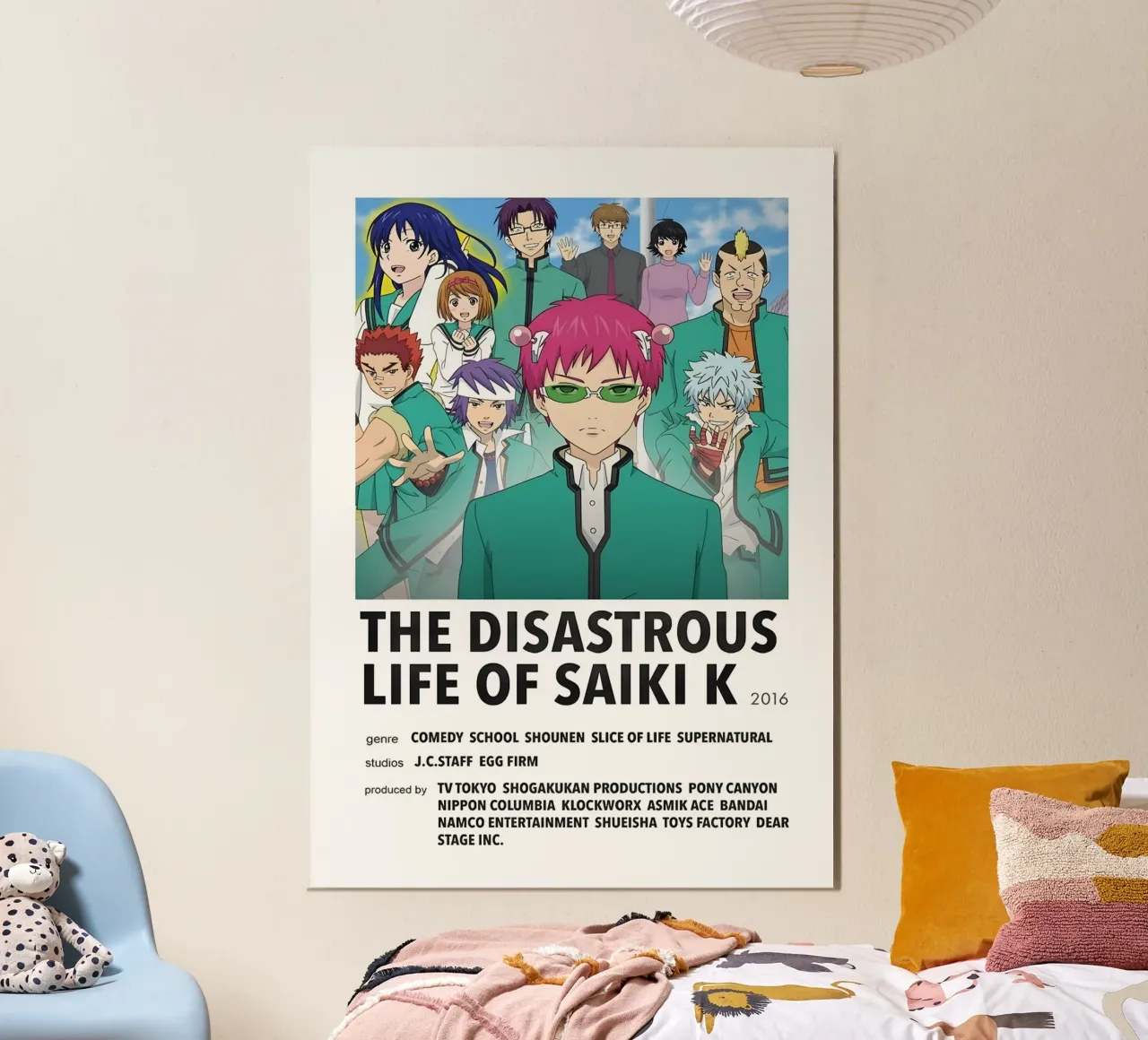 THE DISASTROUS LIFE OF SAIKI K  2016 poster da Totoya