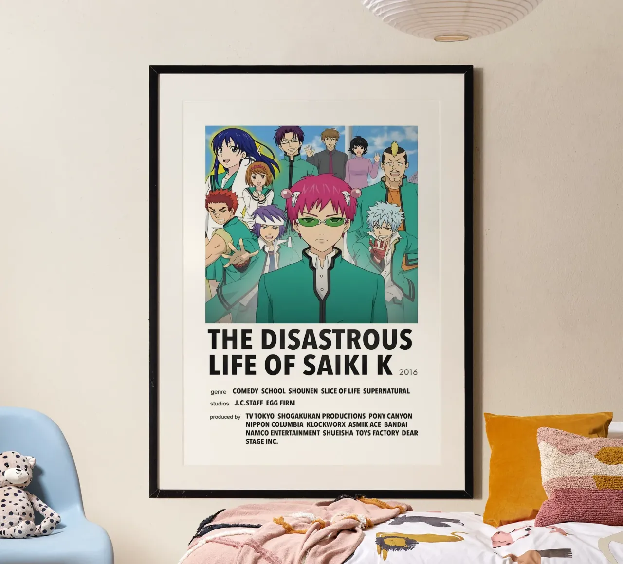 THE DISASTROUS LIFE OF SAIKI K  2016 poster da Totoya