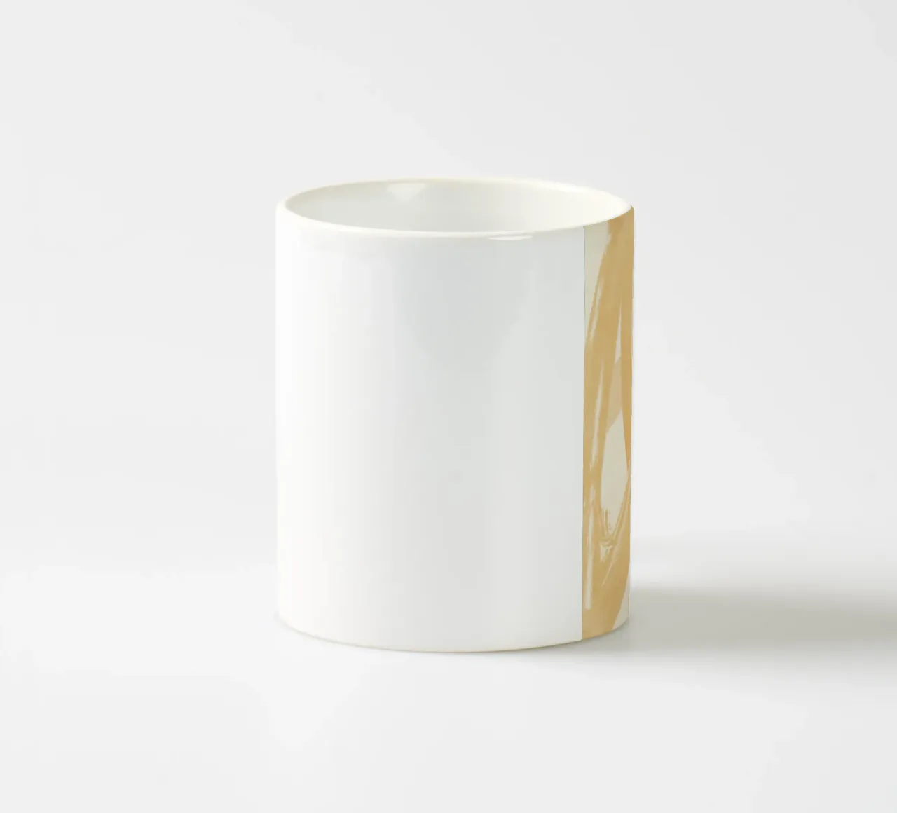 Flusso d'olio astratto 08 tazza in ceramica da Little Dean