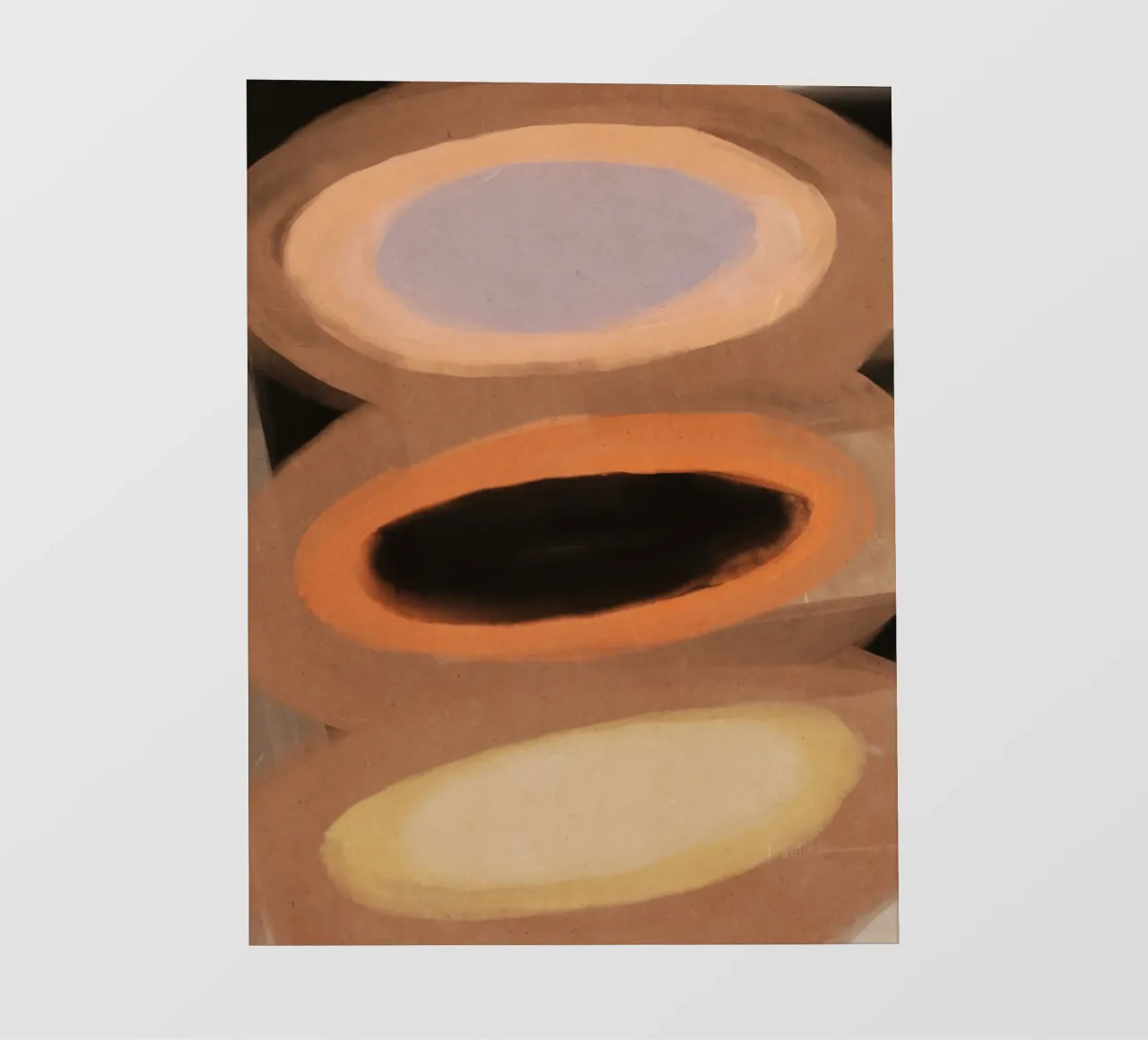 Flusso d'olio astratto 06 telo in pvc da Little Dean