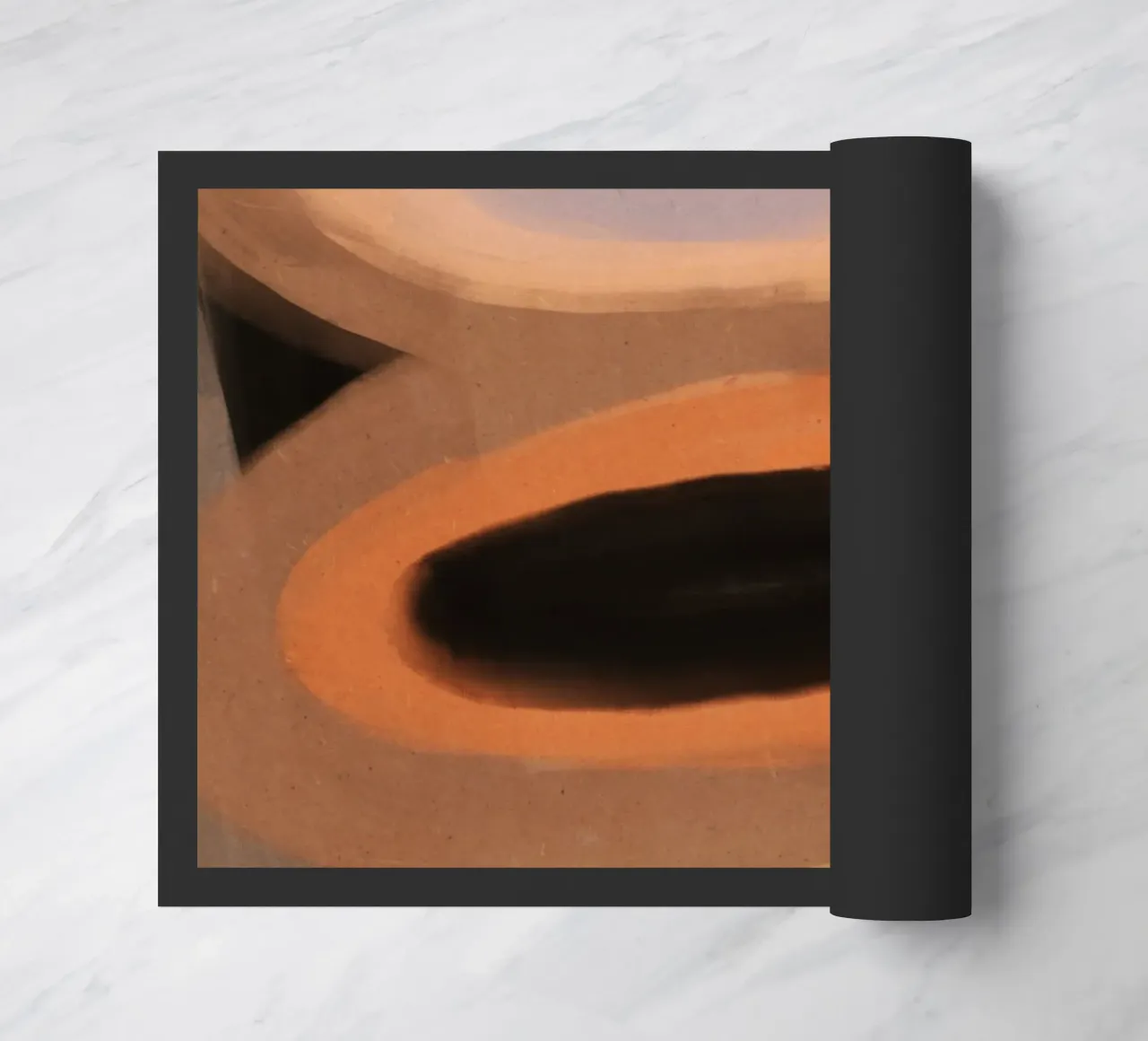 Flusso d'olio astratto 06 zerbino da Little Dean