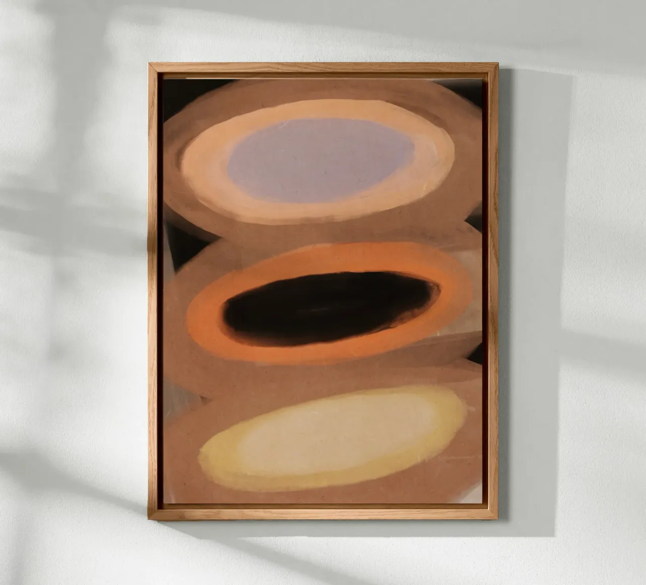 Flusso d'olio astratto 06 alluminio dibond da Little Dean
