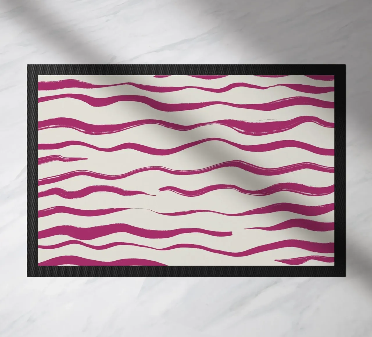 Ondas abstractas de color rosa felpudo de Sixmai