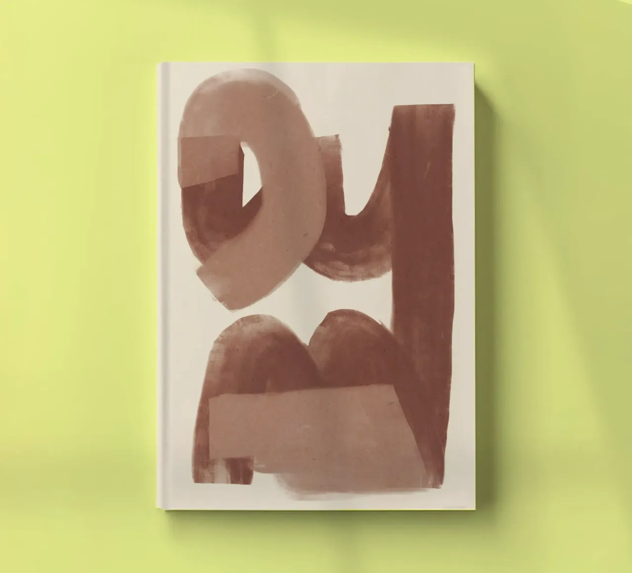 Abstract oil flow 05 notebook by Little Dean