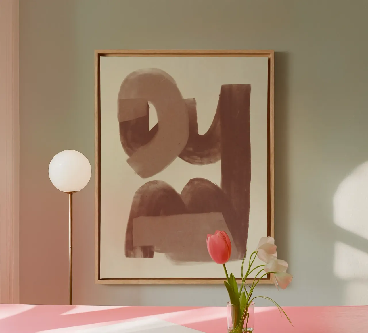 Abstract oil flow 05 canvas by Little Dean