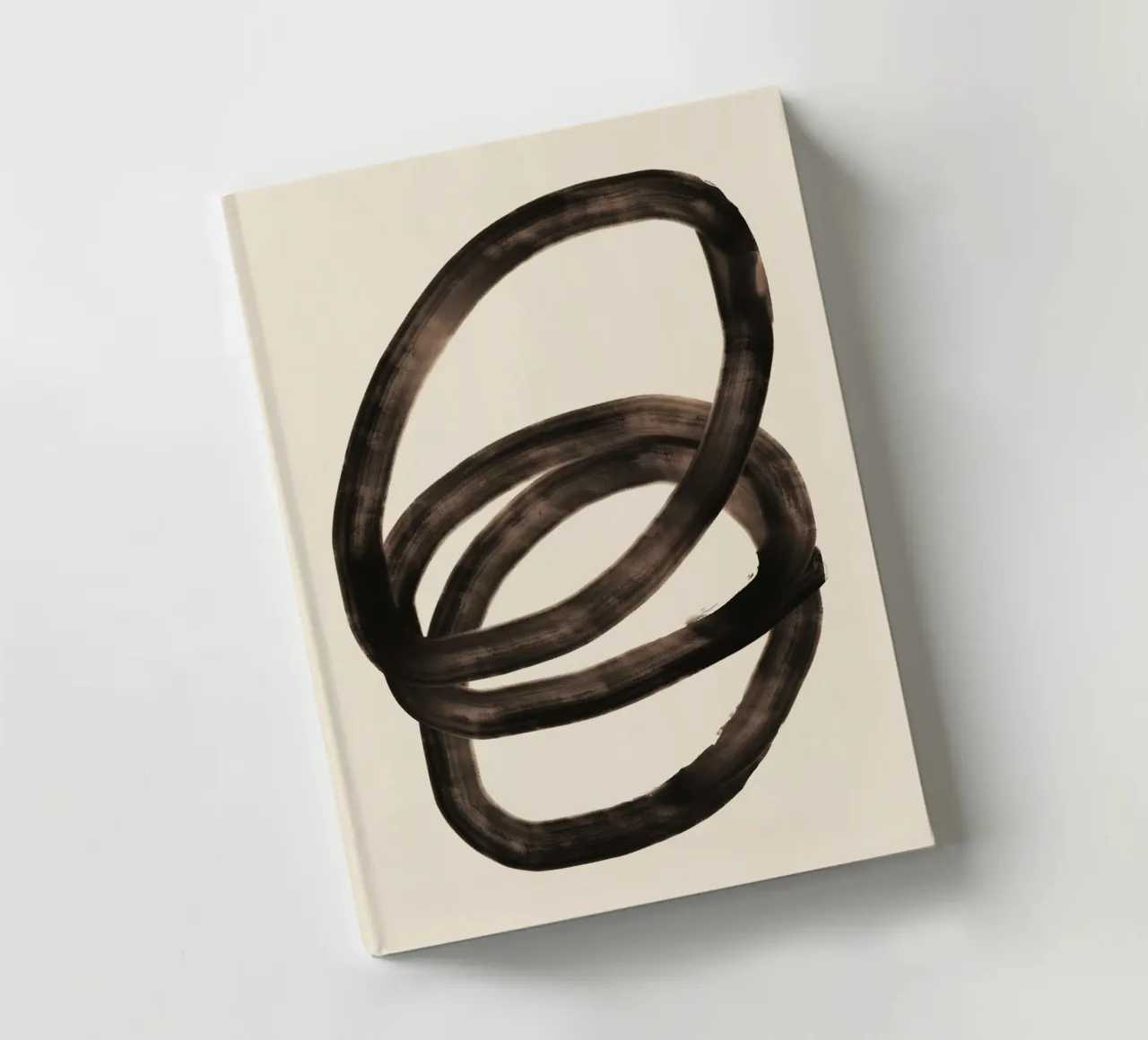 Abstract oil flow 09 notebook by Little Dean