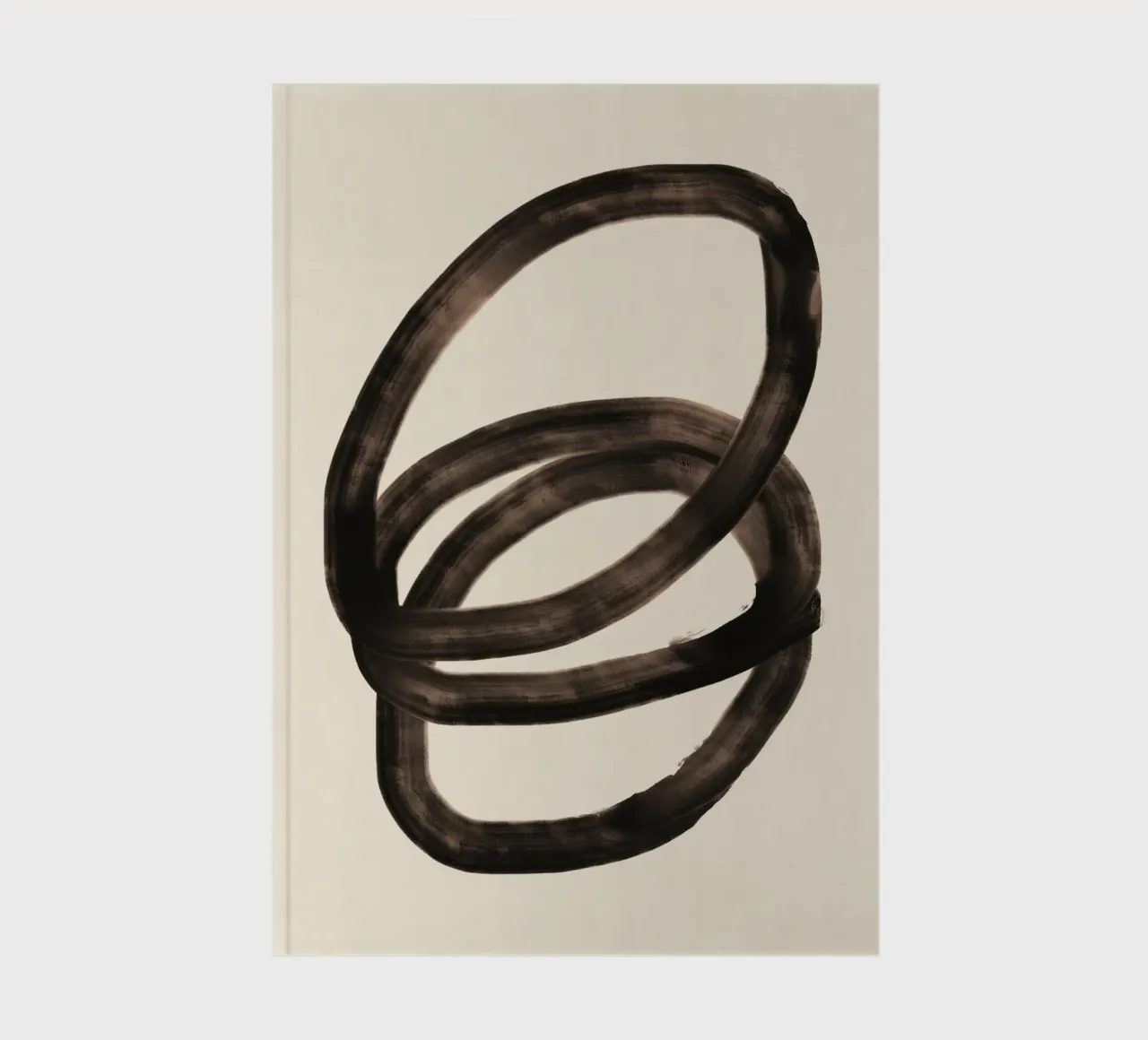 Abstract oil flow 09 notebook by Little Dean