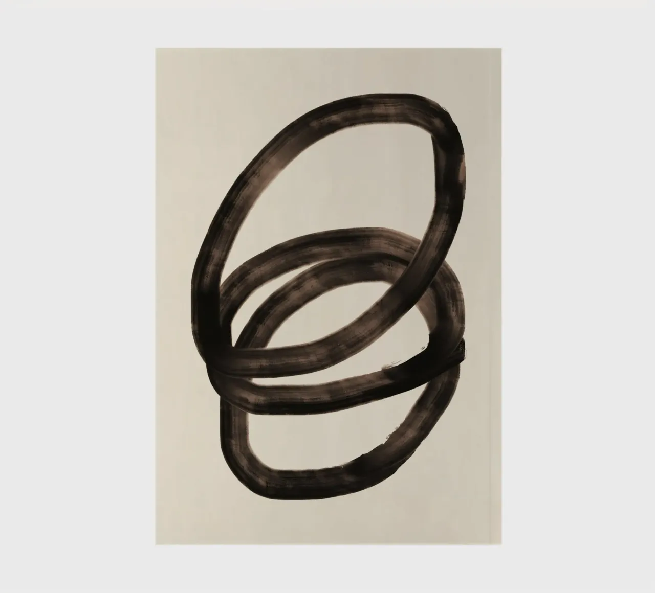 Abstract oil flow 09 notebook by Little Dean