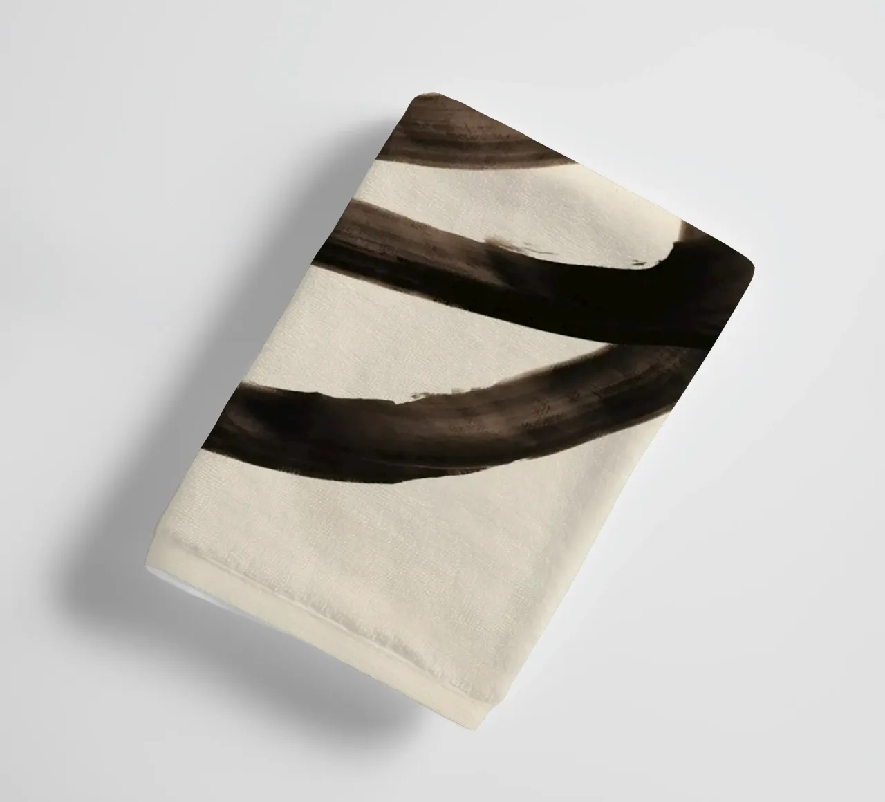 Abstract oil flow 09 towel by Little Dean