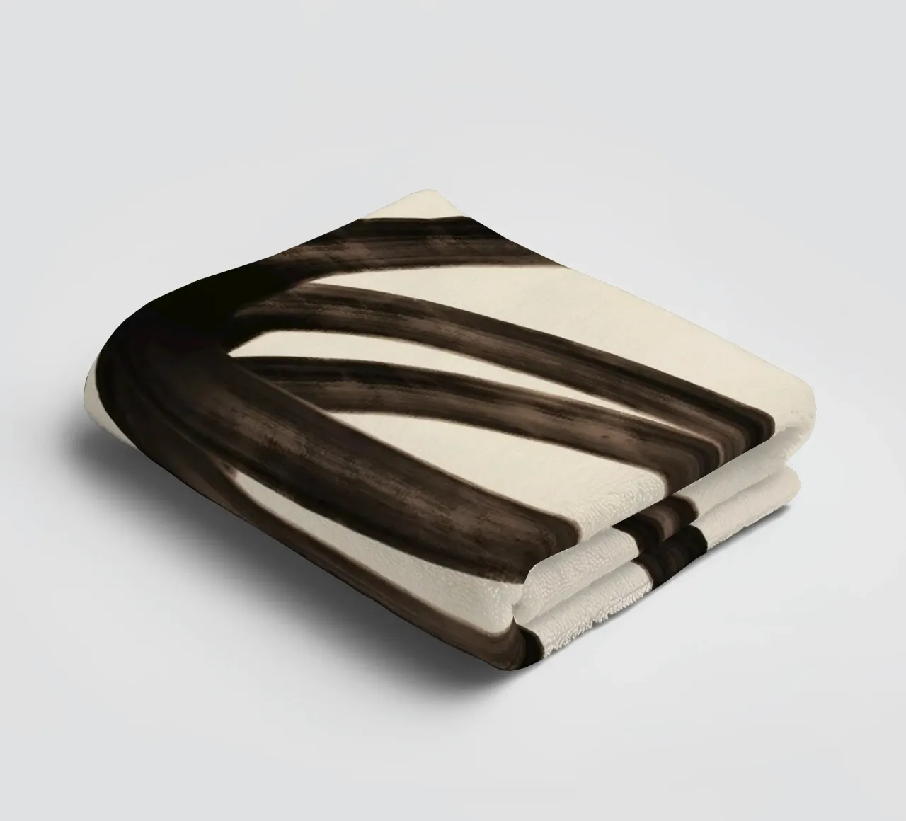 Abstract oil flow 09 towel by Little Dean