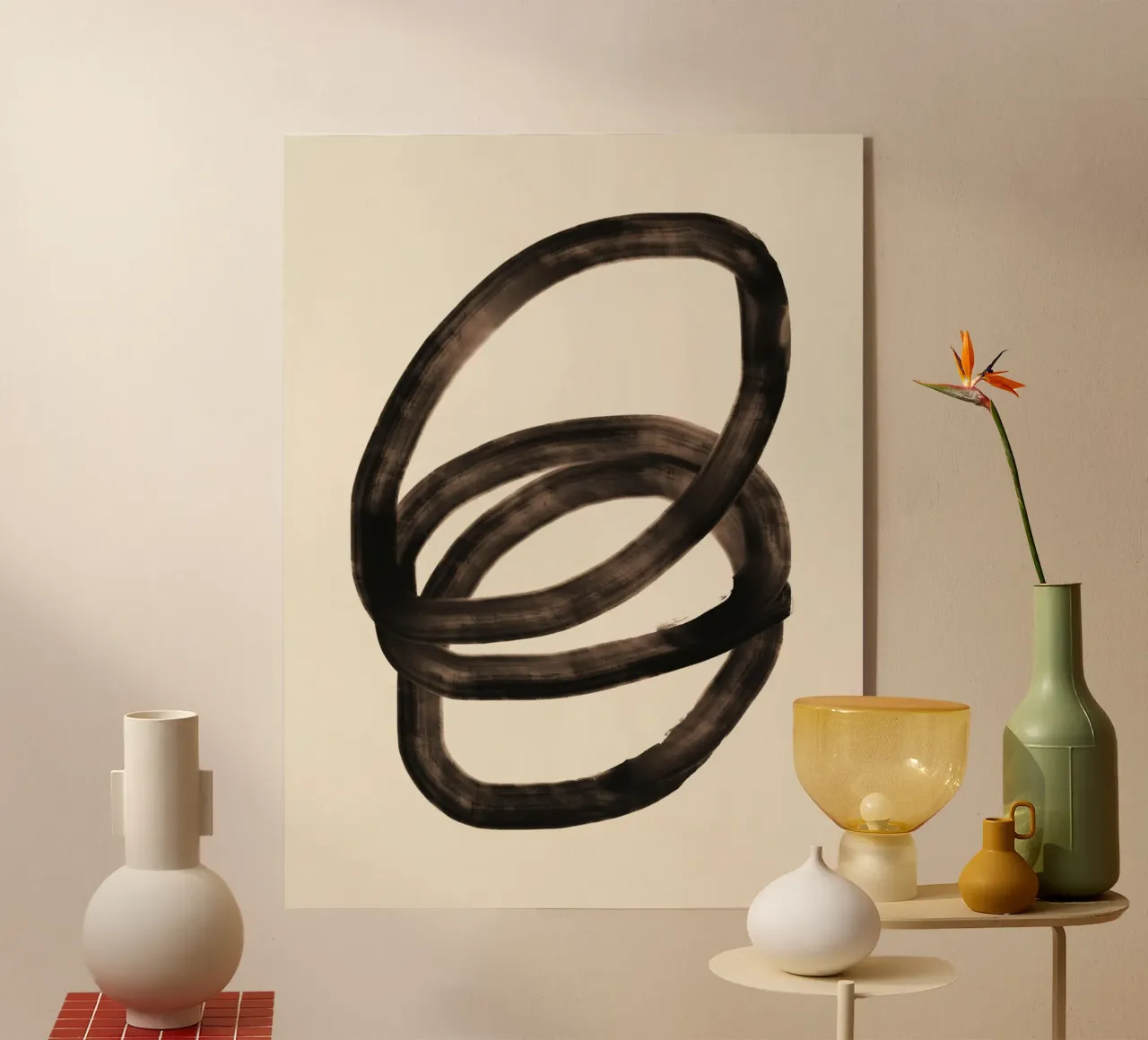 Flusso d'olio astratto 09 plexiglass da Little Dean