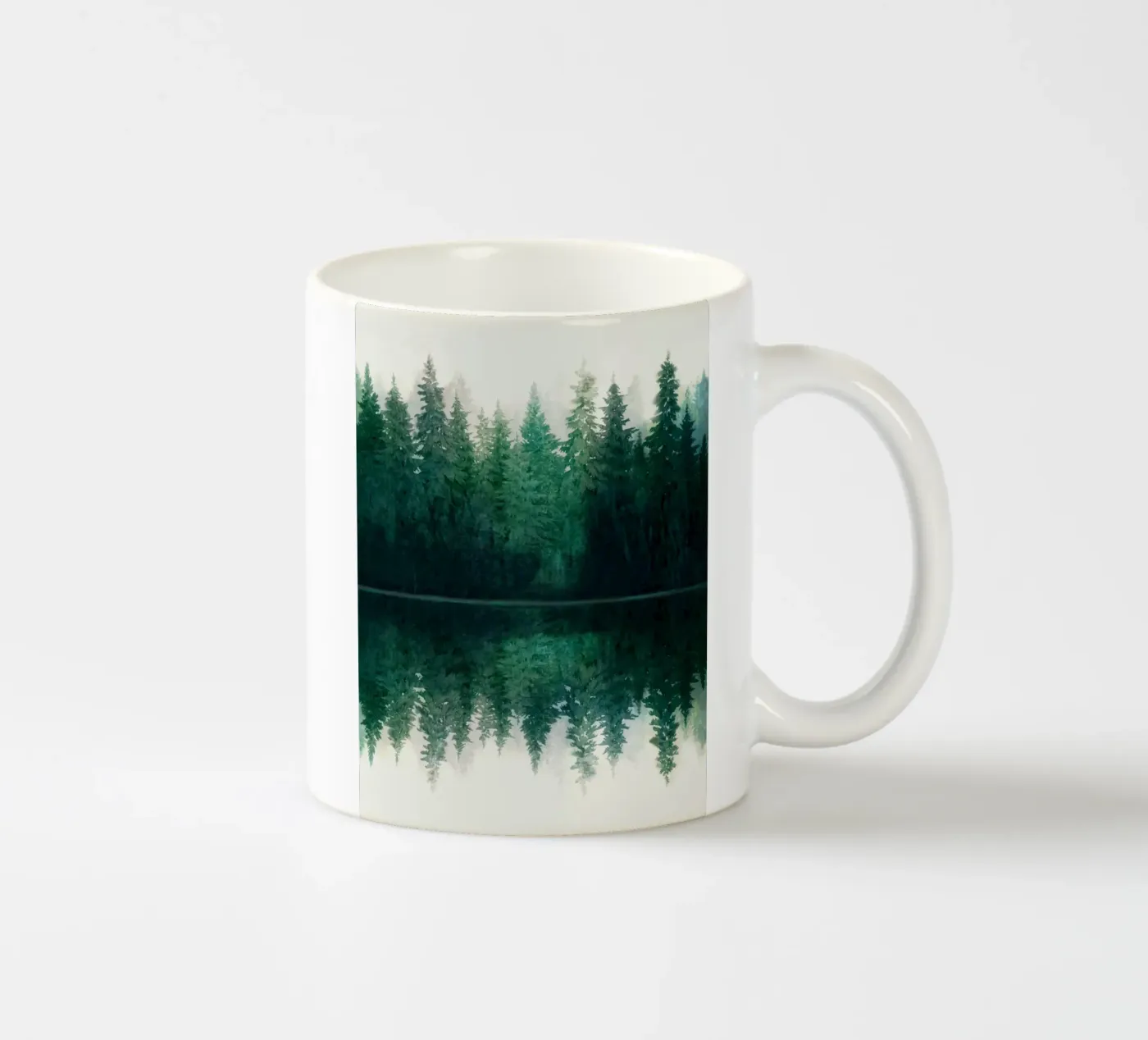 Reflection ceramic mug by Nadjaa