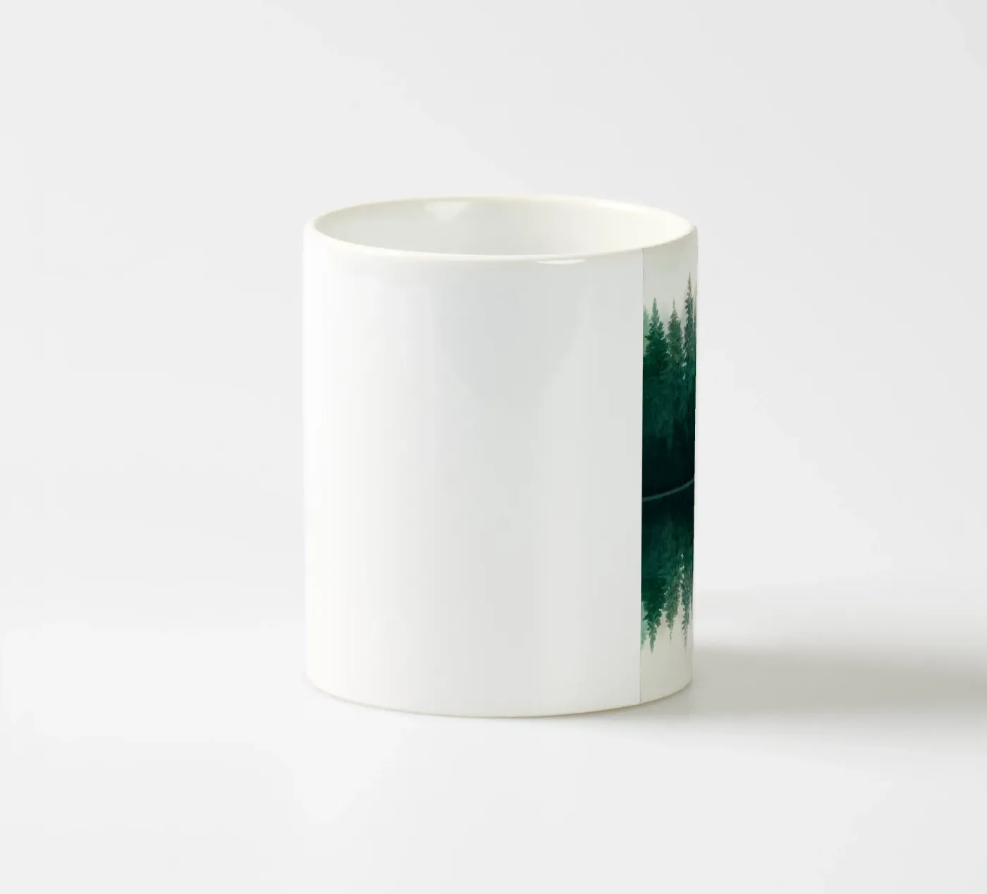 Reflection ceramic mug by Nadjaa