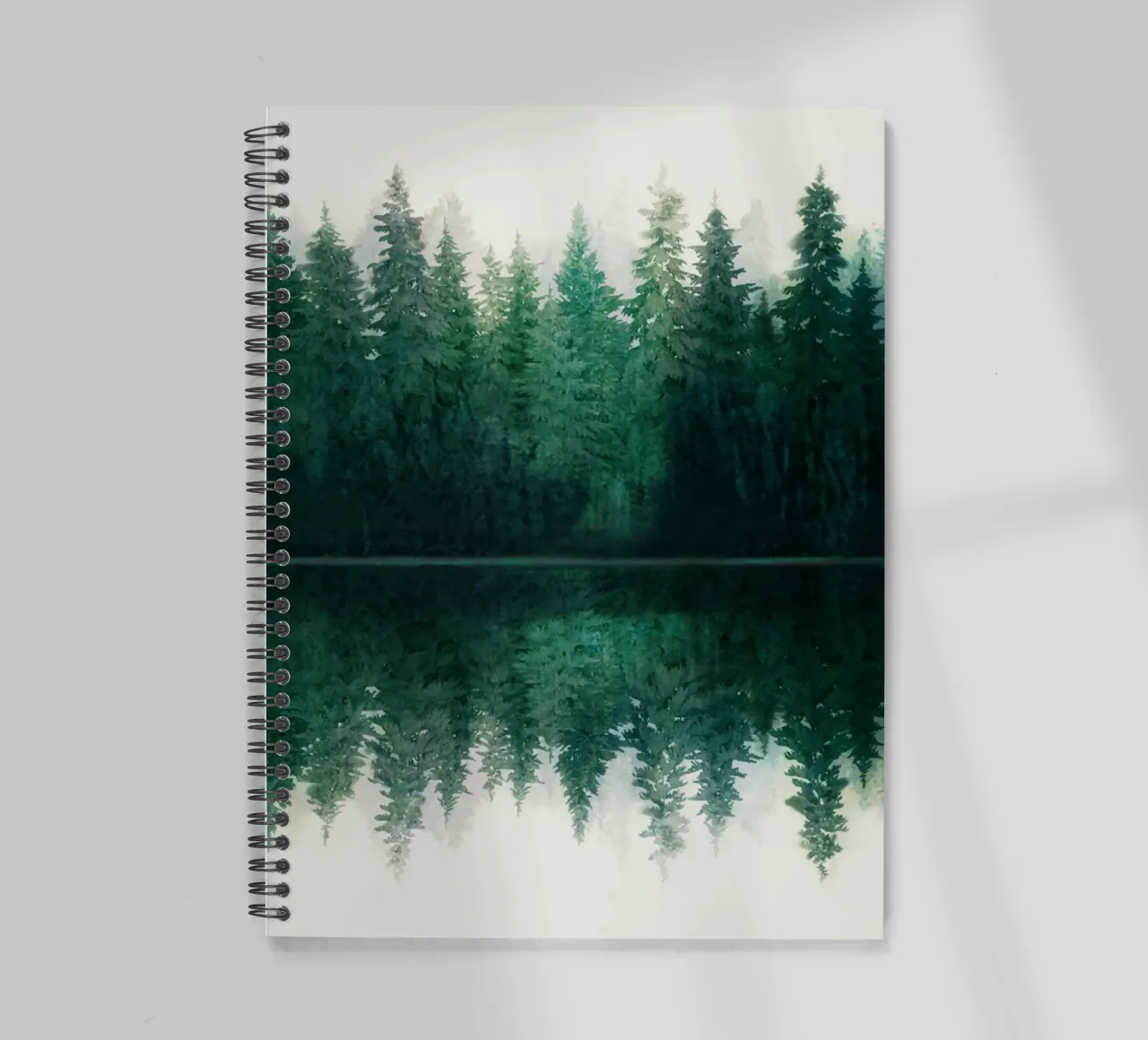 Reflection spiral notebook by Nadjaa