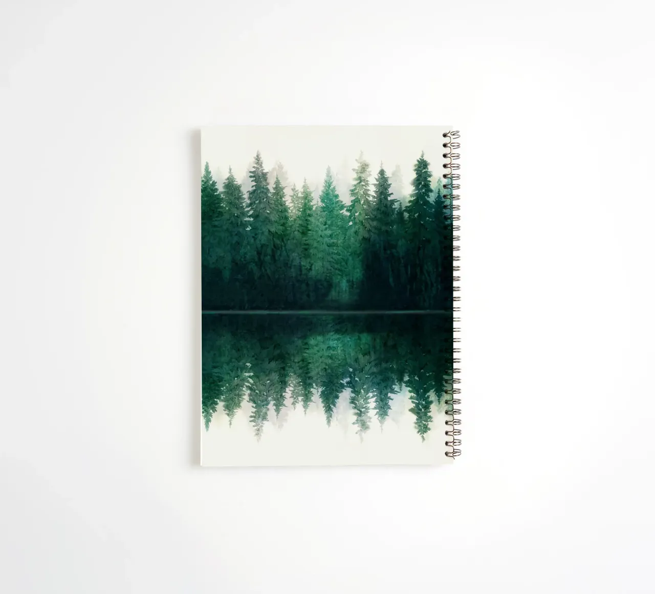 Reflection spiral notebook by Nadjaa