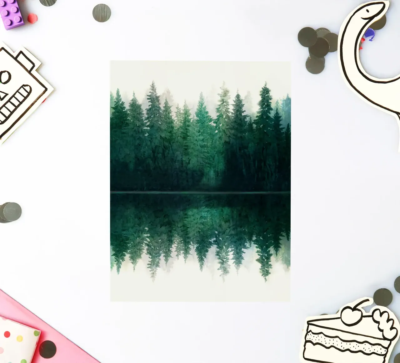 Reflection sticker van Nadjaa