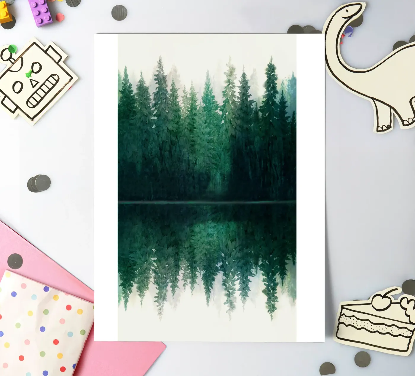 Reflection Stickerbogen von Nadjaa