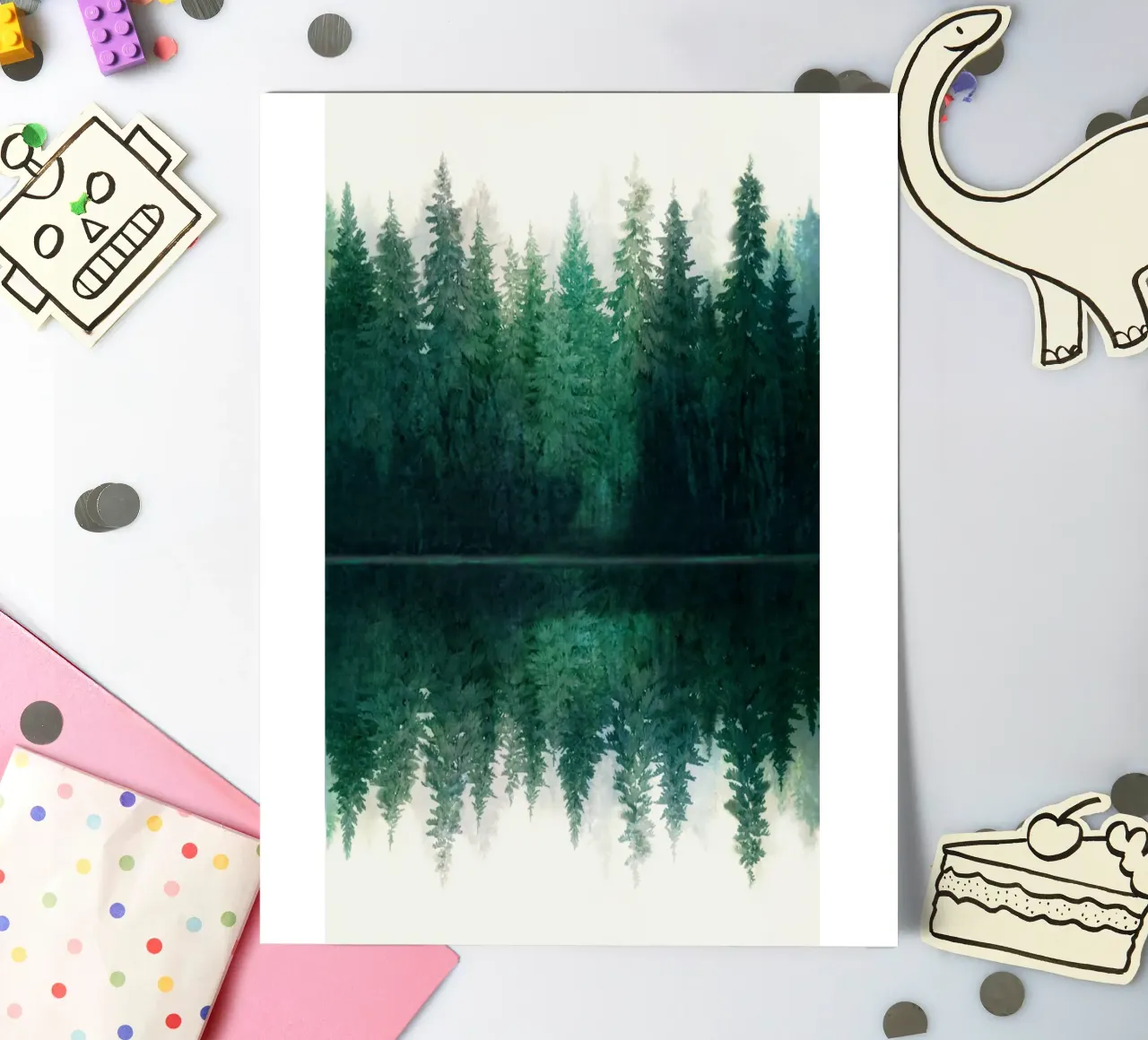 Reflection sticker sheet by Nadjaa