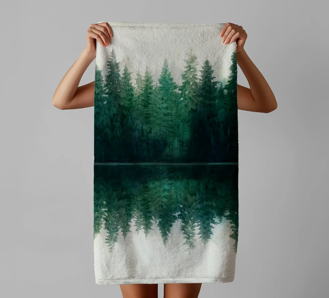 Reflection badhanddoek van Nadjaa