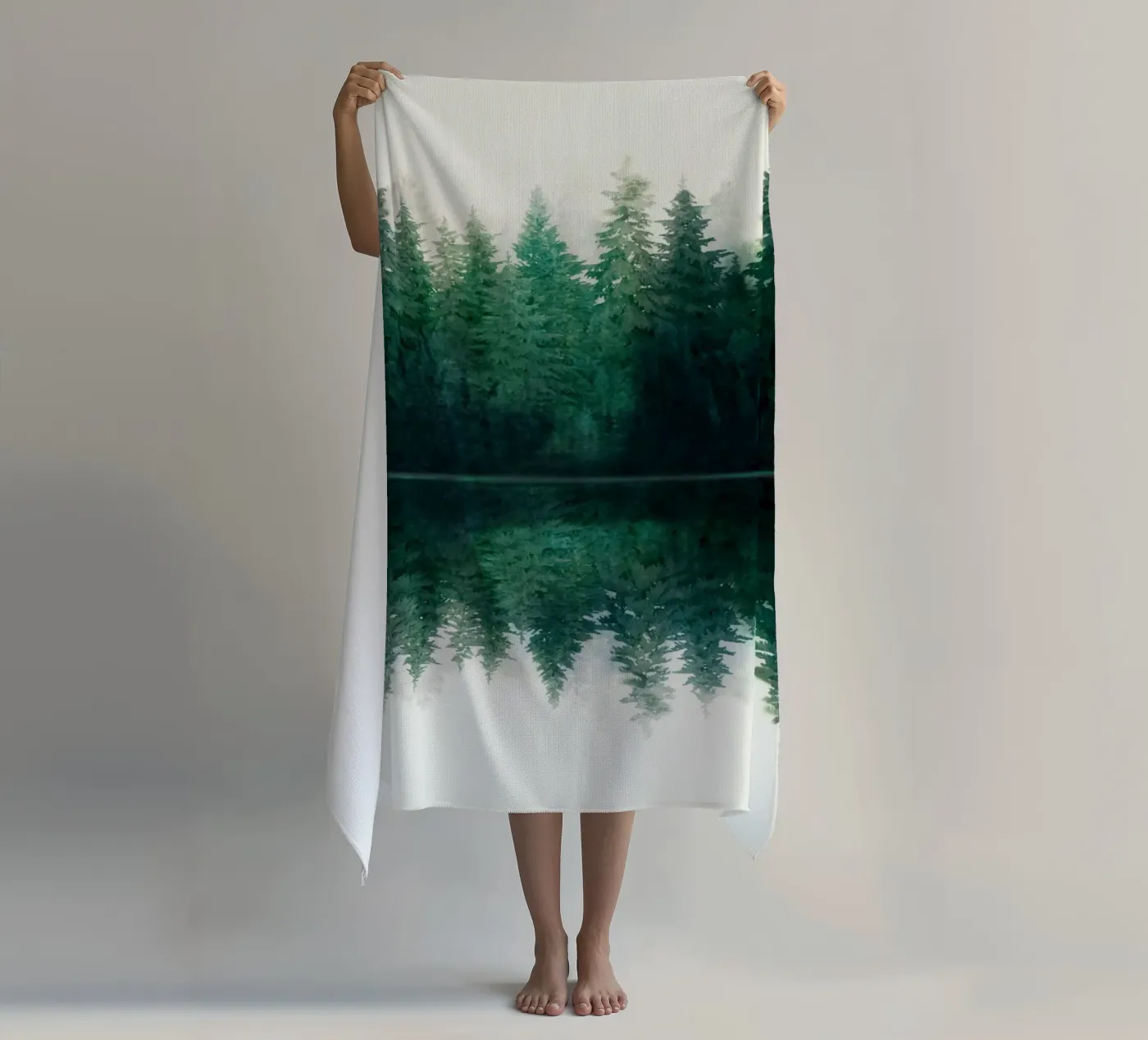 Reflection Strandtuch von Nadjaa