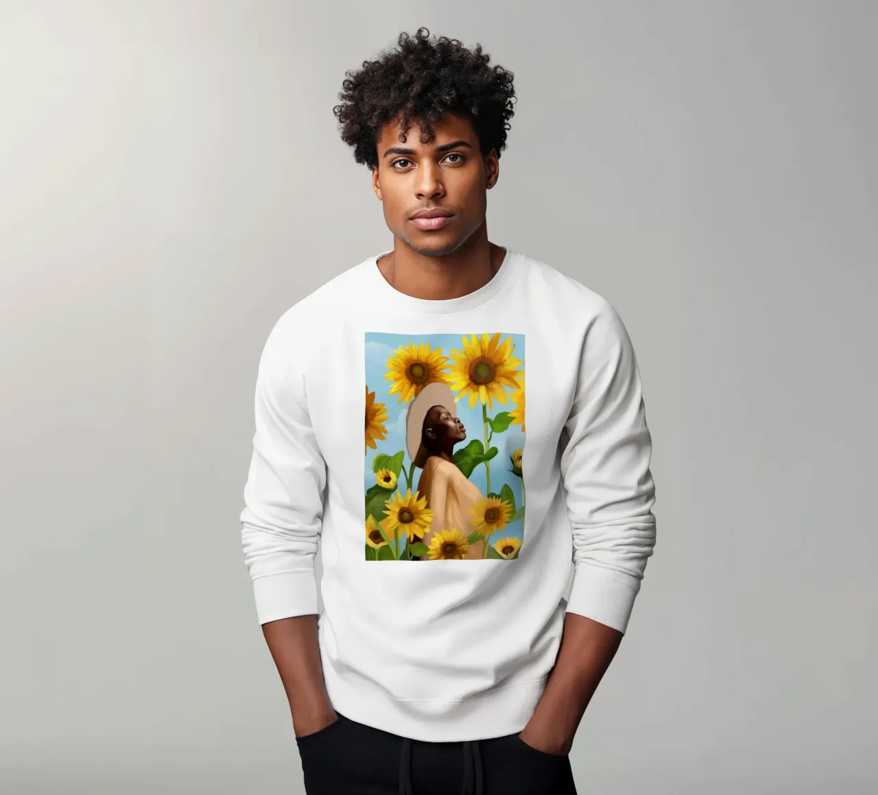 Golden Reflections sweatshirt by Nadjaa