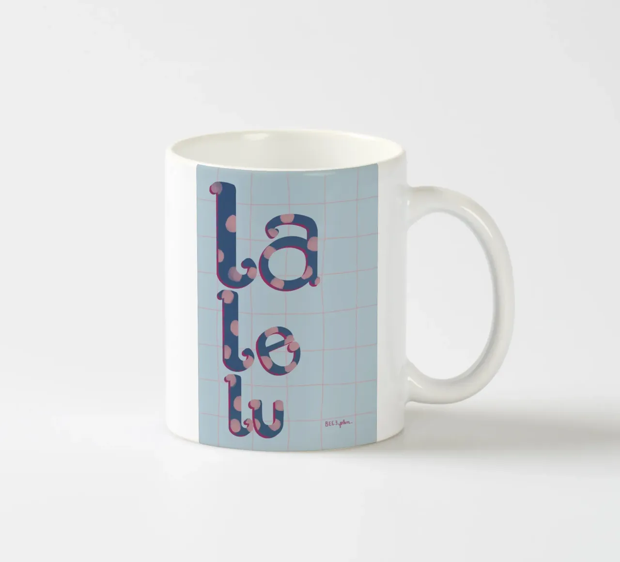 La le lu tazza in ceramica da Beeeplan