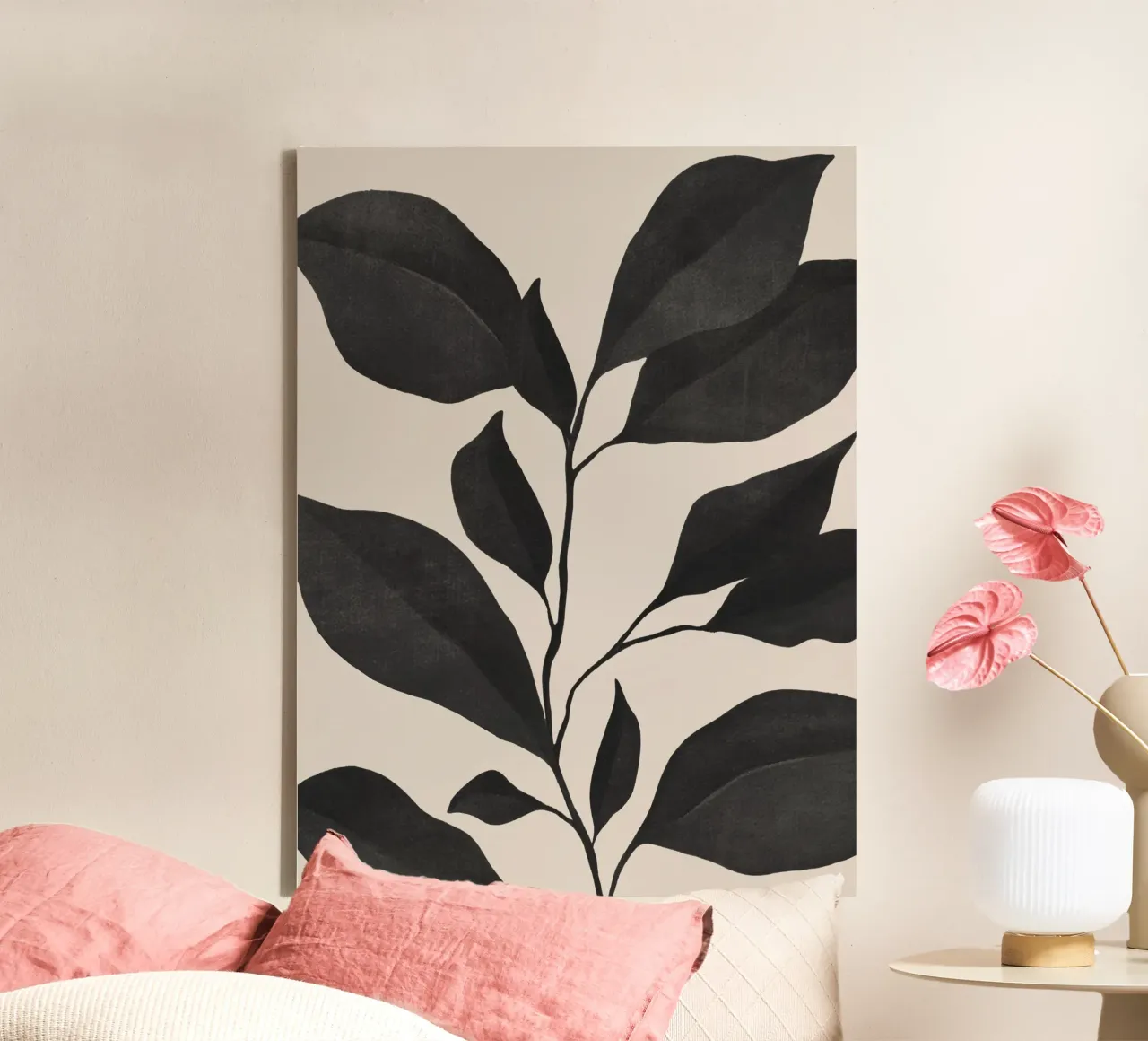 impianto minimo 57 tela con Cornice a cassetta da ThingDesign