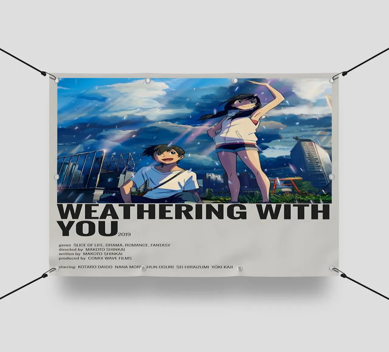 WEATHERING WITH YOU 2019 telo in pvc da Totoya