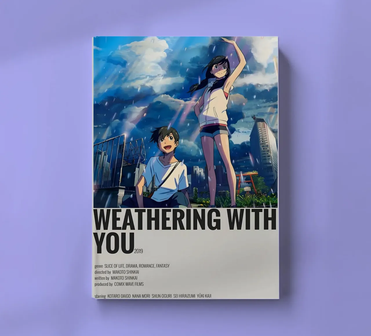 WEATHERING WITH YOU 2019 notebook by Totoya