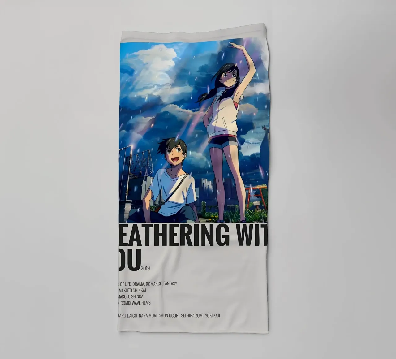 WEATHERING WITH YOU 2019 asciugamano da bagno da Totoya