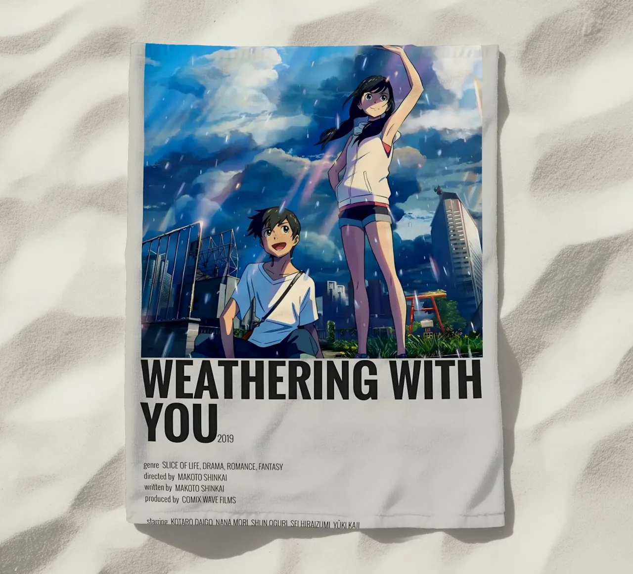 WEATHERING WITH YOU 2019 telo mare da Totoya