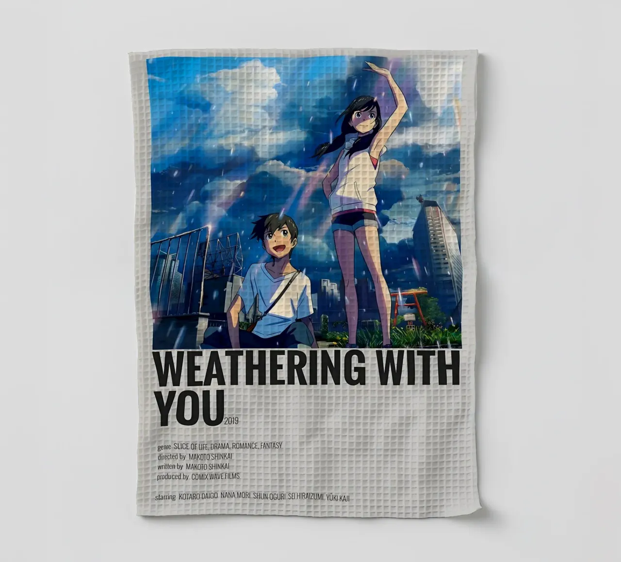 WEATHERING WITH YOU 2019 canovaccio da cucina da Totoya