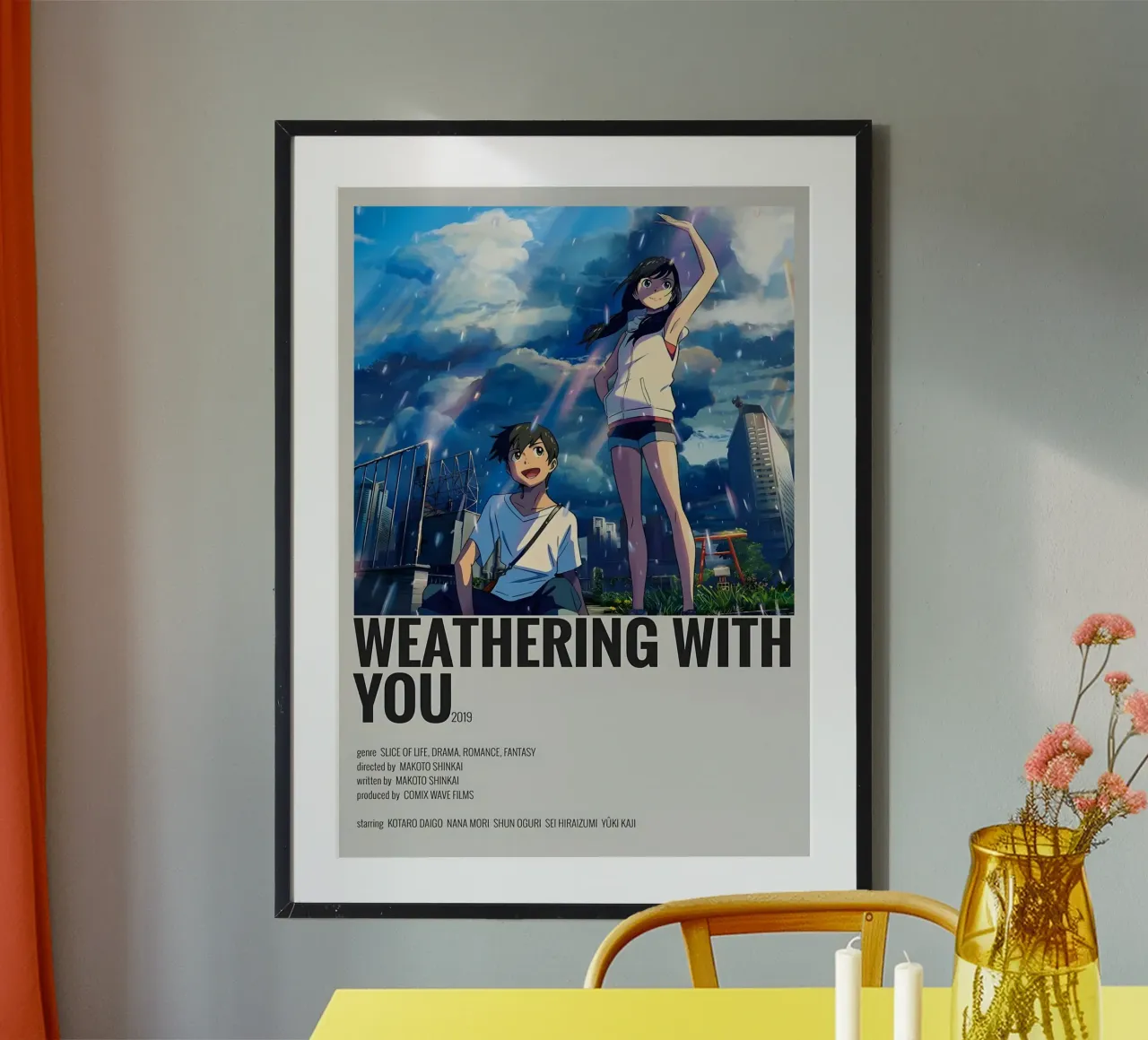 WEATHERING WITH YOU 2019 carta hahnemühle da Totoya