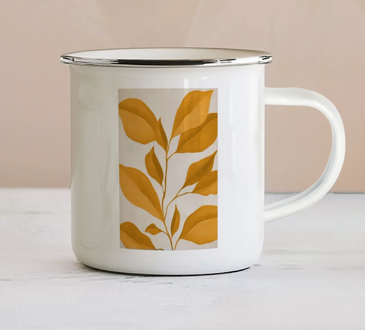 impianto minimo 60 tazza in smalto da ThingDesign